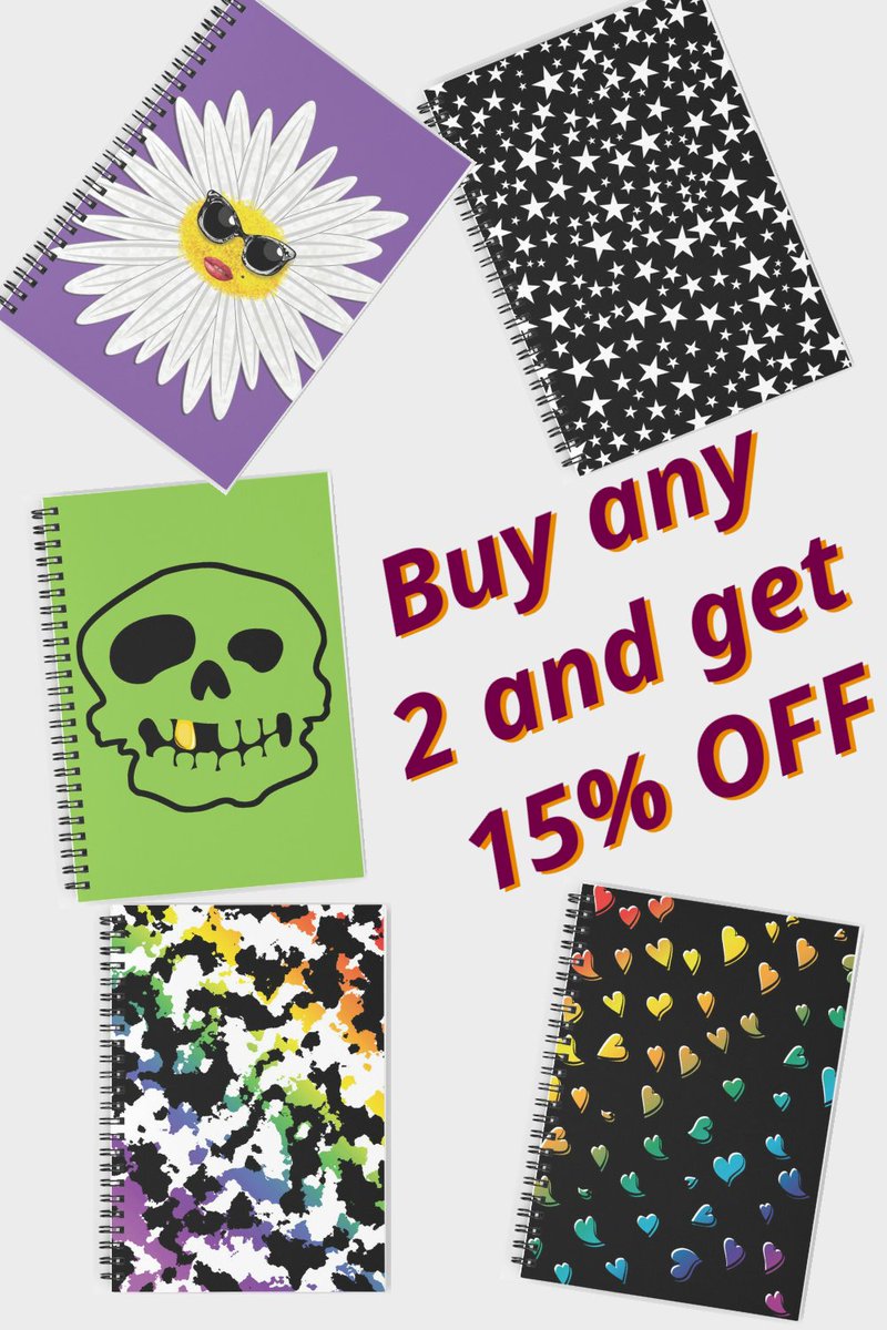 These cool Spiral #notebooks are the perfect companion for all your #writing needs. redbubble.com/people/hectorc… @redbubble #redbubble #NotebookLove #SchoolSupplies #Journaling #CreativeWriting #SchoolDays #SpiralNotebooks #StationeryAddict #BacktoSchool #WritingCommunity