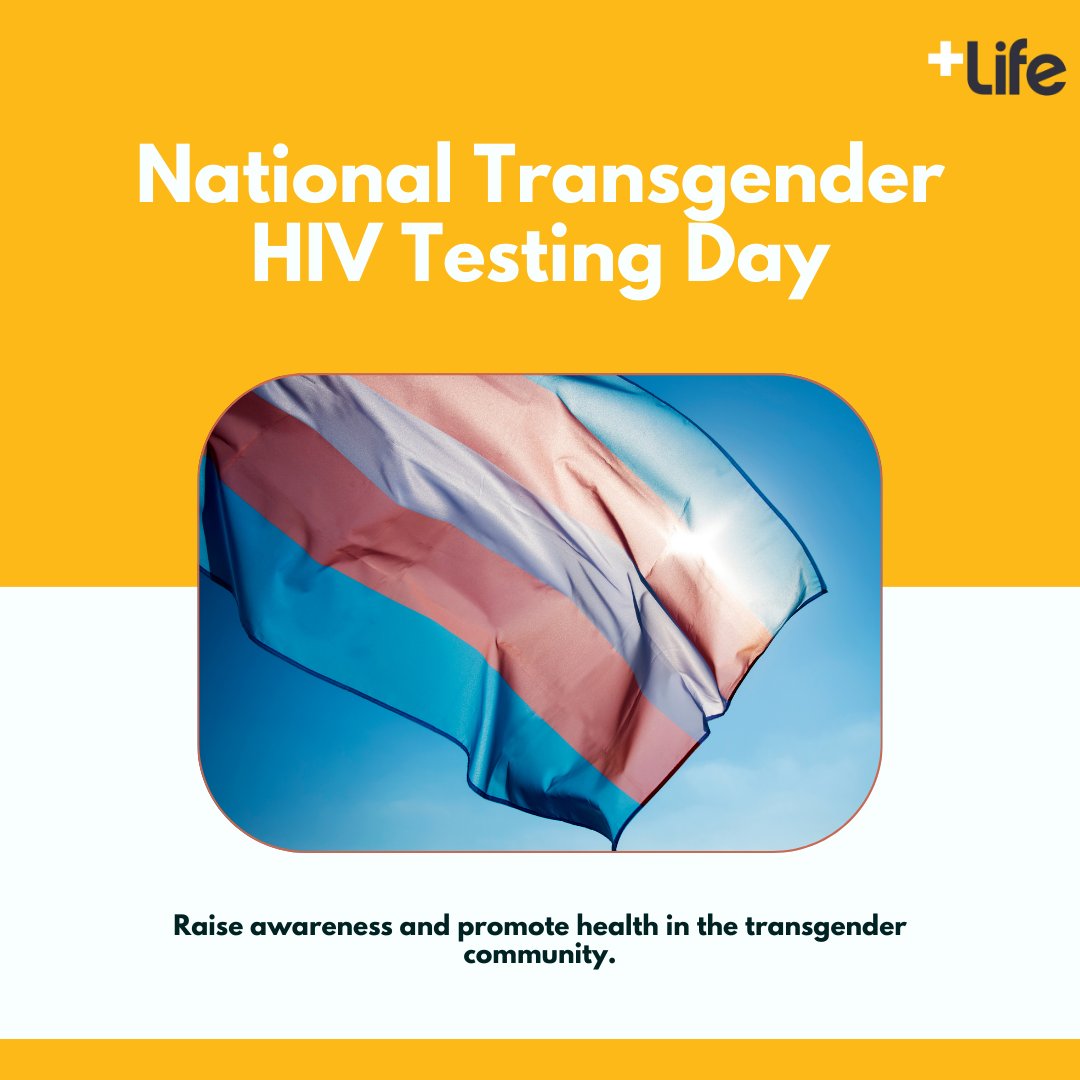 Today, join us in helping spread awareness and support for National Transgender HIV Testing Day. Getting tested isn't just important; it's empowering. Let's prioritize our health and support each other. 🏳️‍⚧️ #TransHIVTestingDay #HealthEquality #EndStigma