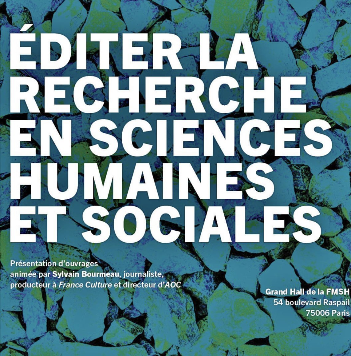 1 occasion, en compagnie de @bourmeau, de découvrir la richesse des connaissances produites par les universités et organismes de recherche et de rencontrer, leurs auteurs et autrices, éditeurs et éditrices. 25/04 @AOC_media @FondationMSH