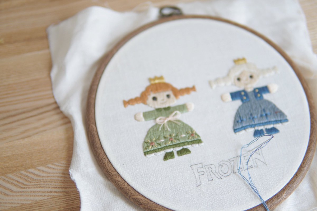 🌻❄️

 #frozen  #アナと雪の女王  #刺繍