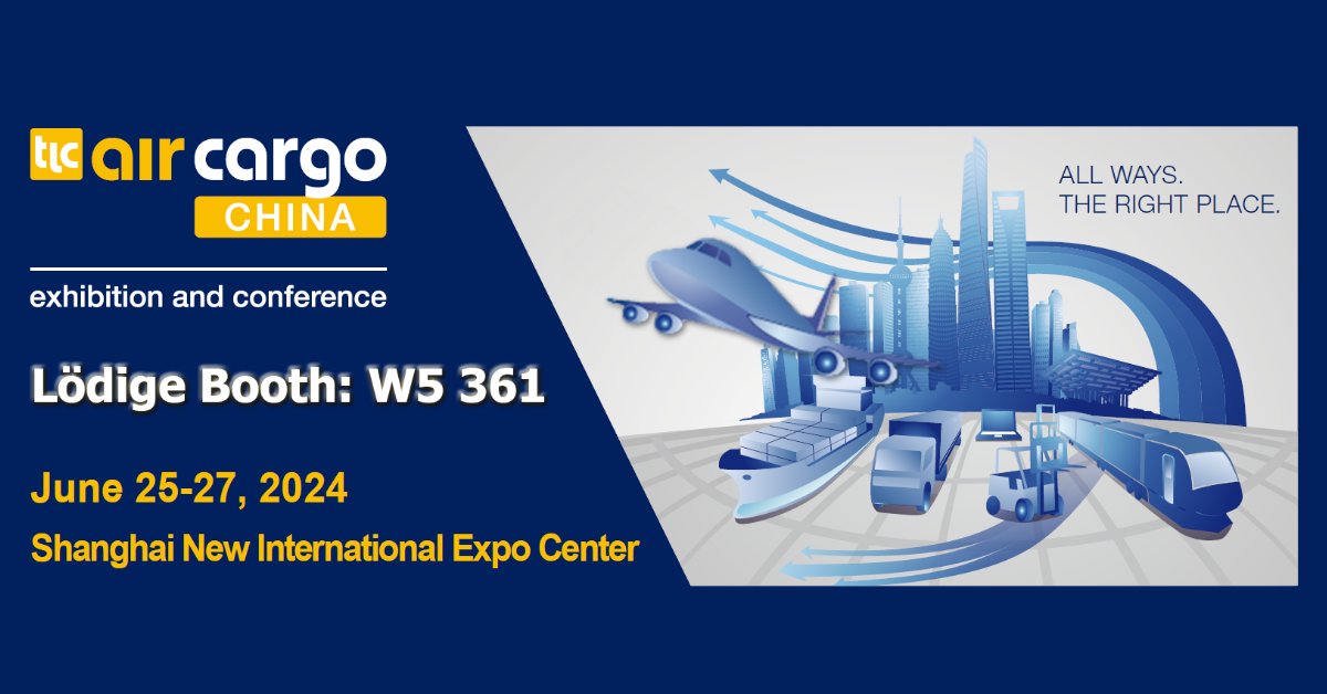 🌟Join us at Air Cargo China 2024 Shanghai✈️
Lödige will showcase our solutions and expertise in air cargo logistics. Visit our booth at Hall W5, Booth 361, to experience our innovative airport logistics solutions✨🤝

June 25-27, at The Shanghai New International Expo Centre