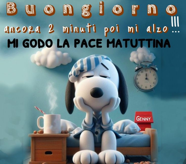 Dolce buongiorno e buona giornata.