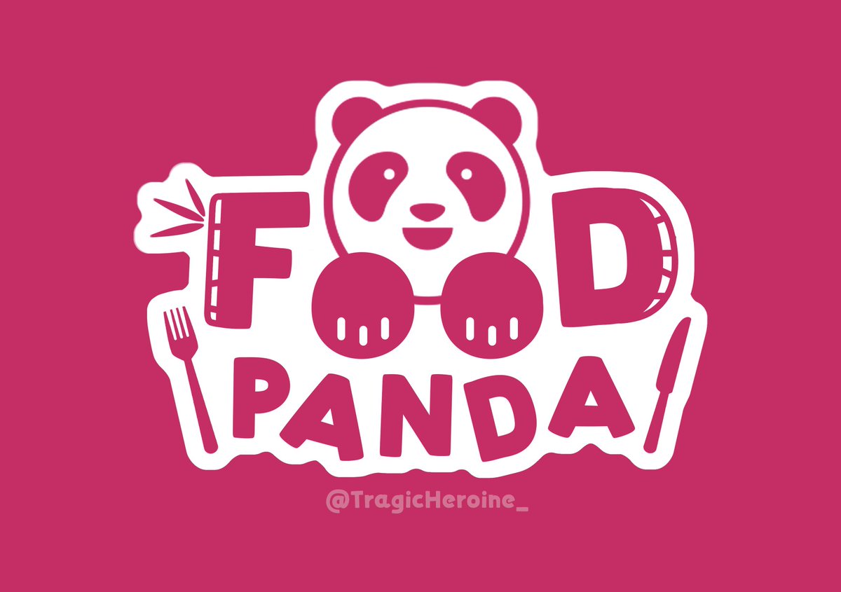 TragicHeroine_'s tweet photo. side-by-side comparison of my brand logo redesigns ✨ shopee and foodpanda https://t.co/0NAcAptePV