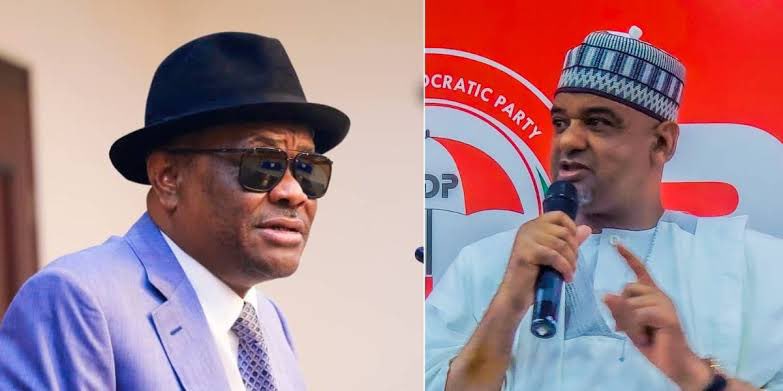 Imranmuhdz's tweet photo. Wike emerges victorious as the National PDP Caucus approves Damagum's stay in office to continue.

The Minister of the Federal Capital Territory (FCT), Nyesom Wike, remains in control during the leadership dispute affecting the opposition Peoples Democratic Party (PDP). During a recent meeting of the party's national caucus, it was decided that the acting National Chairman, Illya Umar Damagum, should stay in his current position, aligning with Wike's wishes.

In order to ensure focus on continuity, today's NEC meeting will not discuss leadership changes until the upcoming national convention of the party.

The National Publicity Secretary of the PDP, Debo Ologunagba, revealed the decision to promote reconciliation and unity within the party. He explained that the caucus had instructed the party's leadership to establish a committee focused on discipline and reconciliation to mend relationships among all members.

“NEC meeting will not discuss any change in leaders. Rather, attention is focused on unity and reconciliation.

“Caucus agreed that all congresses in the states and local government should be concluded between June and August this year.

“Caucus agreed on the extension of the constitution review committee of the party to accept new recommendations,” Ologunagba said.