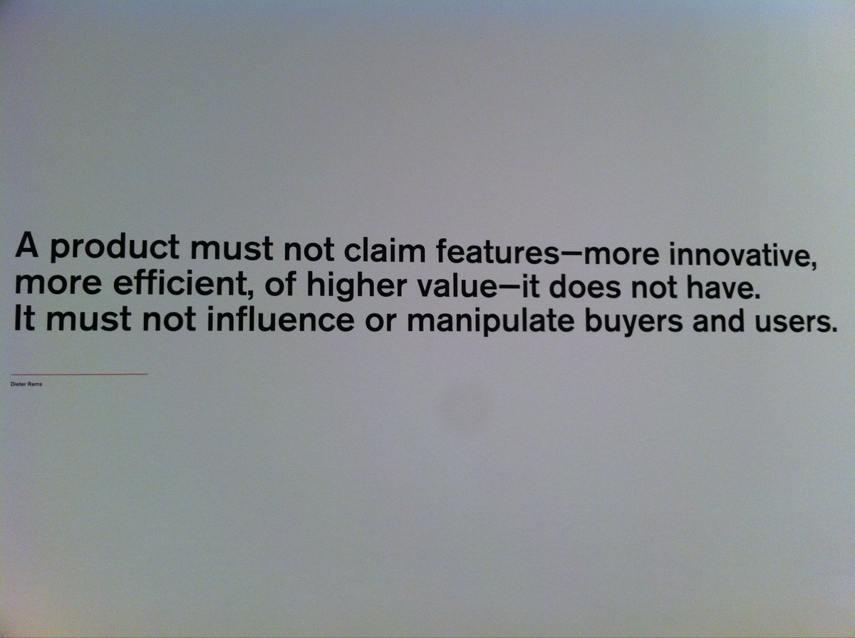 Dieter has something to say about this