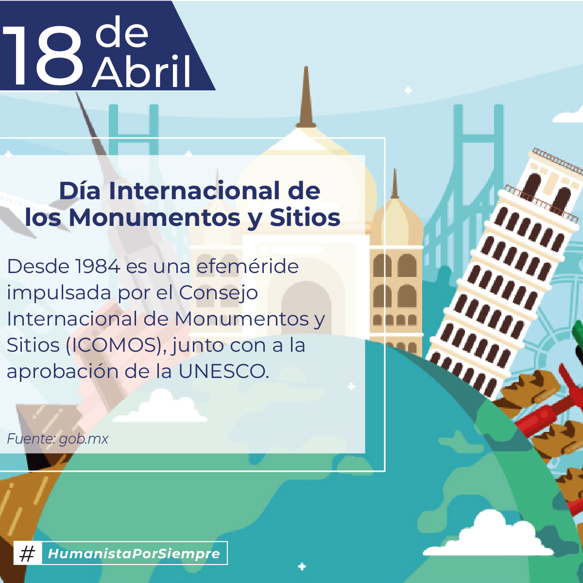 Hoy es el Día Internacional de los Monumentos y Sitios, celebrado desde 1984 para recordar los lugares excepcionales que cuentan las historias de nuestra humanidad compartida. #HumanistaPorSiempre #UMSNH