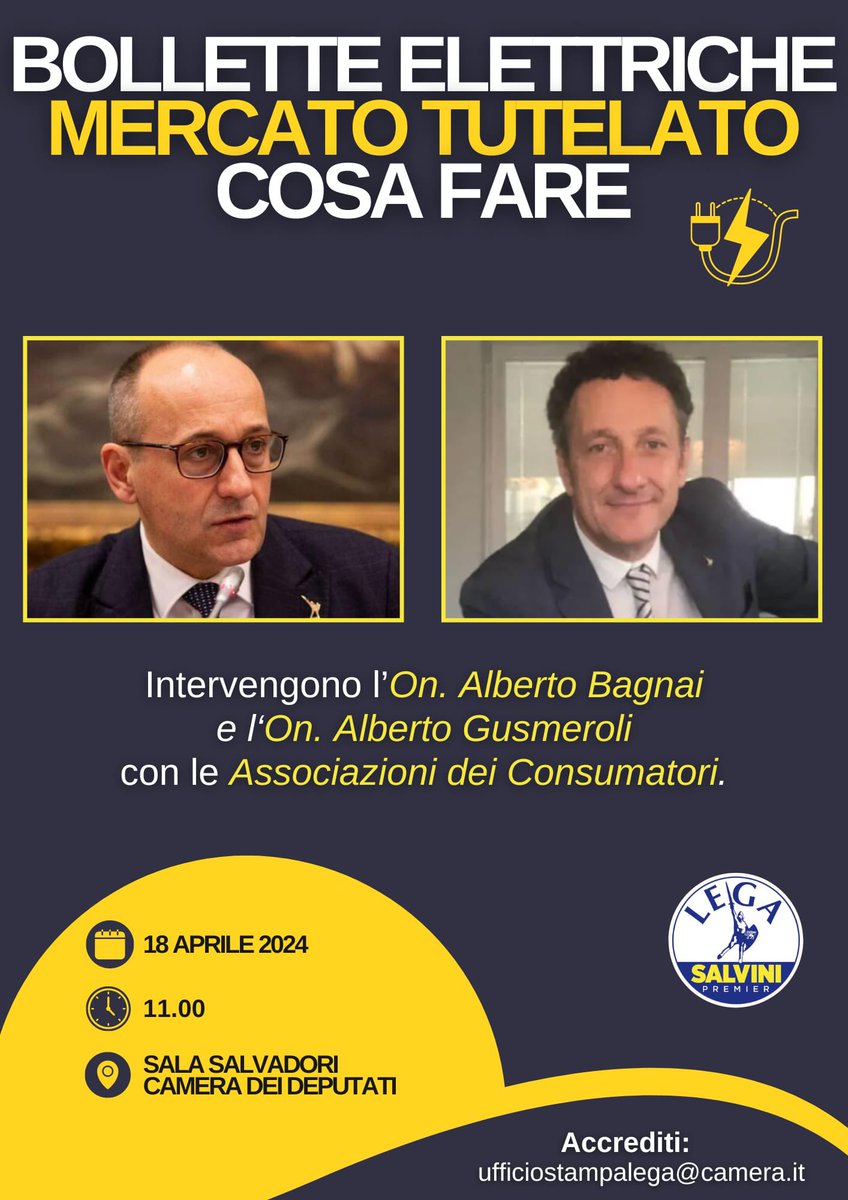 Oggi con il collega capo dipartimento economia @AlbertoBagnai con 15 associazioni dei consumatori tratteremo di ciò che stiamo facendo e bisogna fare per aiutare il cittadino a risparmiare sulla bolletta in questo momento di transizione. La @LegaSalvini dalla parte della gente!