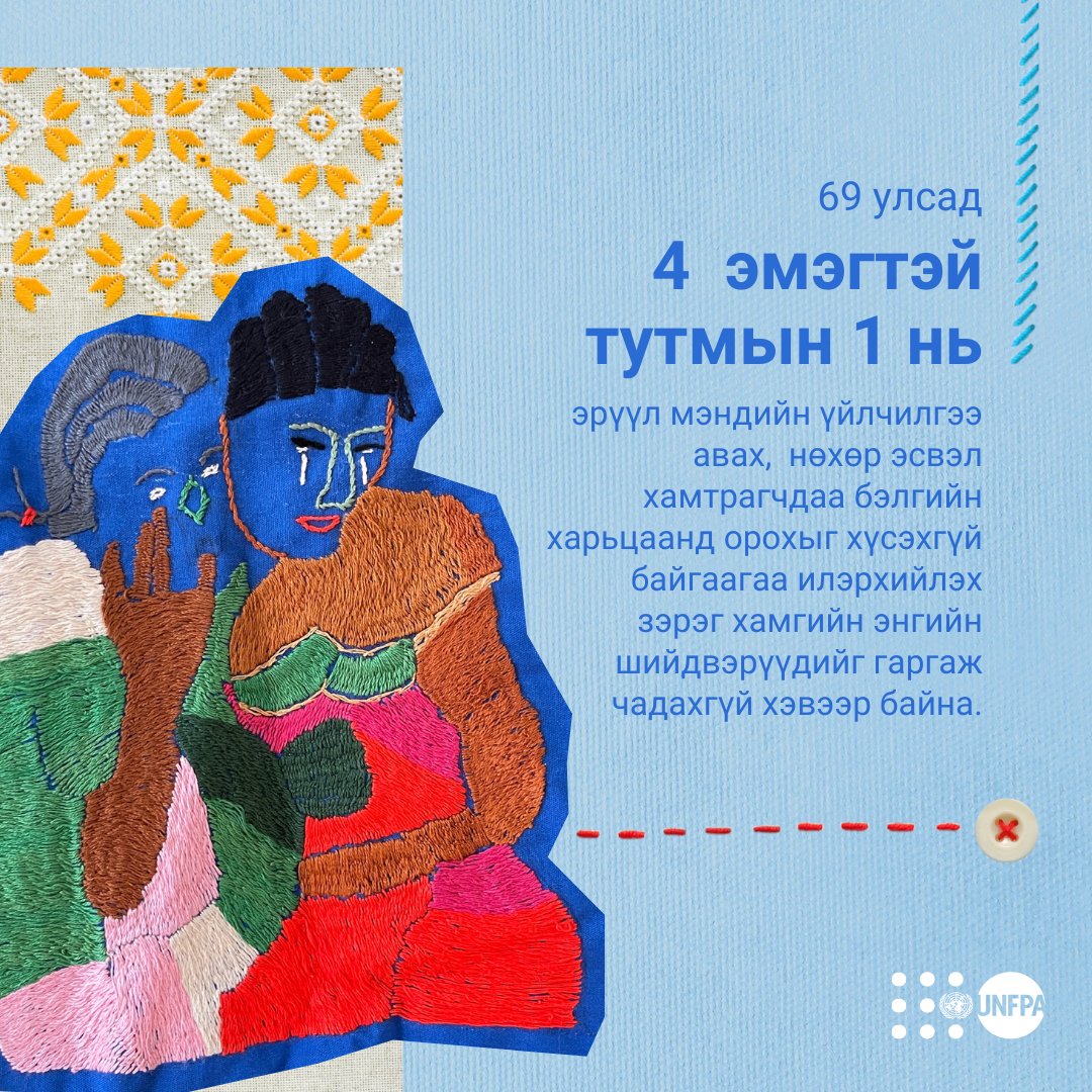 UNFPA_Mongolia's tweet photo. Дэлхийн хүн амын байдал – 2024 тайлангийн голлох үр дүнгүүдийг цувралаар танилцуулж байна! 🌟 Дэлхийн хүн амын чиг хандлага, нөхөн үржихүйн эрүүл мэнд, эрхийн талаарх чухал тоон мэдээллийг бид тантай хуваалцах болно. Stay tuned!

#SWP2024 #HealthForAll 🌍✨ https://t.co/wYEWNaPH2z