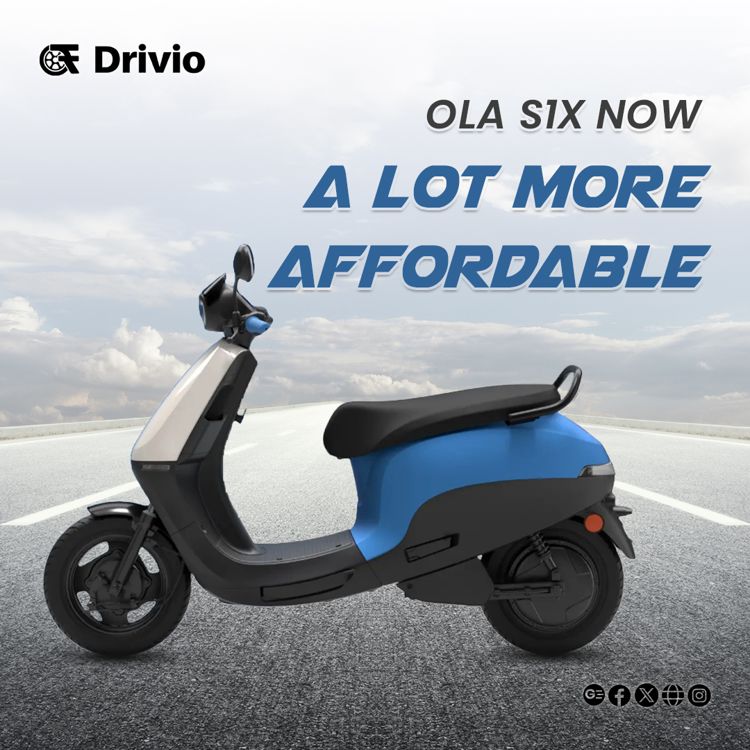 Attention riders! The Ola S1X is now available at an unbeatable price. Discover the affordability of this amazing ride in our latest blog!

Read more drivio.in/news/ola-s1x-n…

#OlaS1X #AffordableRides #RideInStyle #BikeLovers #TwoWheeler #BikeNews #BikeEnthusiasts #drivio_official