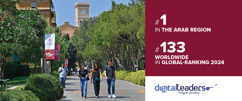AUB Ranked 1st in the Arab World and Among Top 50 Globally for Computer Science Studies aub.edu.lb/articles/Pages…