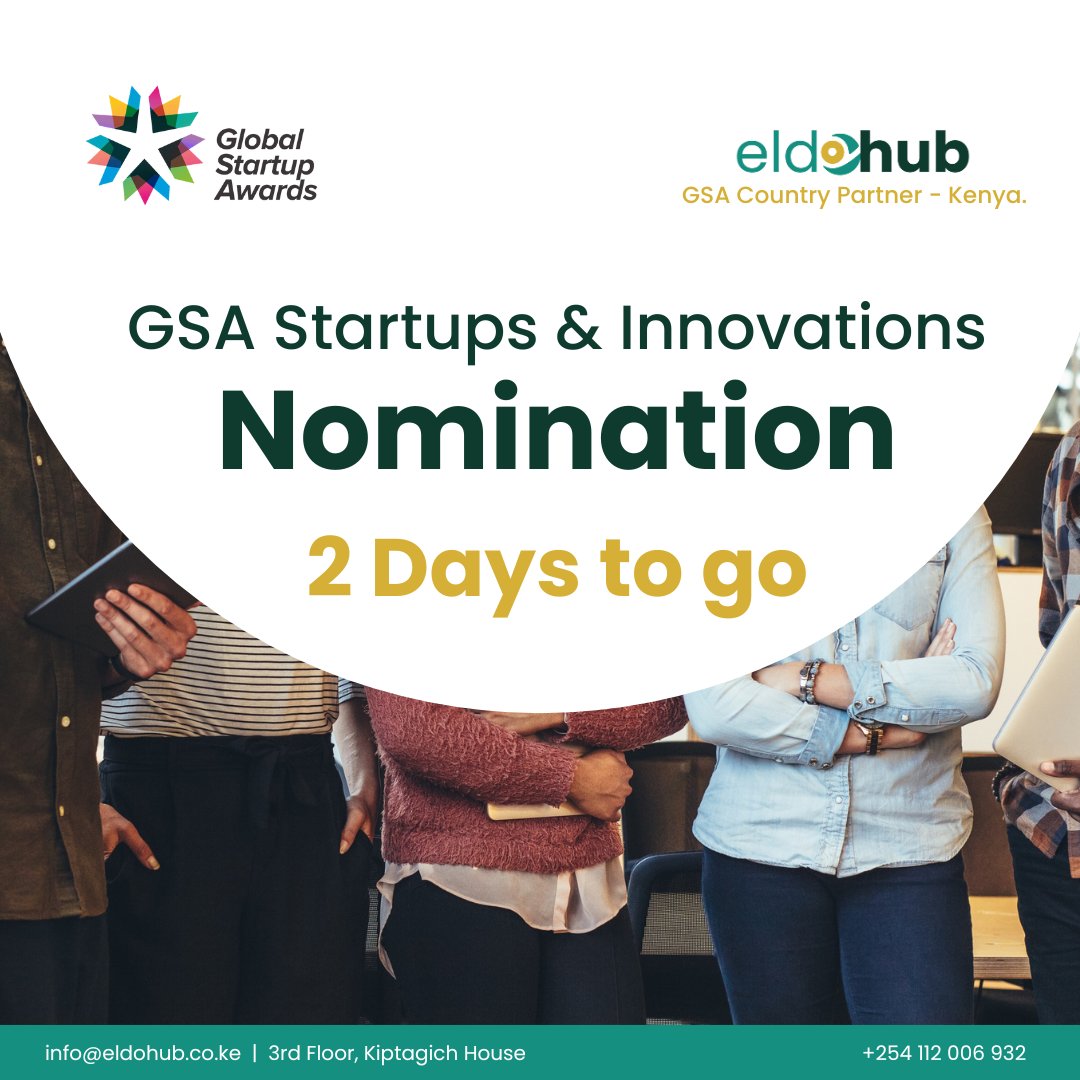 Nominate now for the GSA Startups & Innovations Awards to recognize startups & innovations solving critical global challenges. Don't miss out on exclusive privileges for your startup & innovation! Submit your nominations at bit.ly/GSA-nominations by April 20th, 2024.