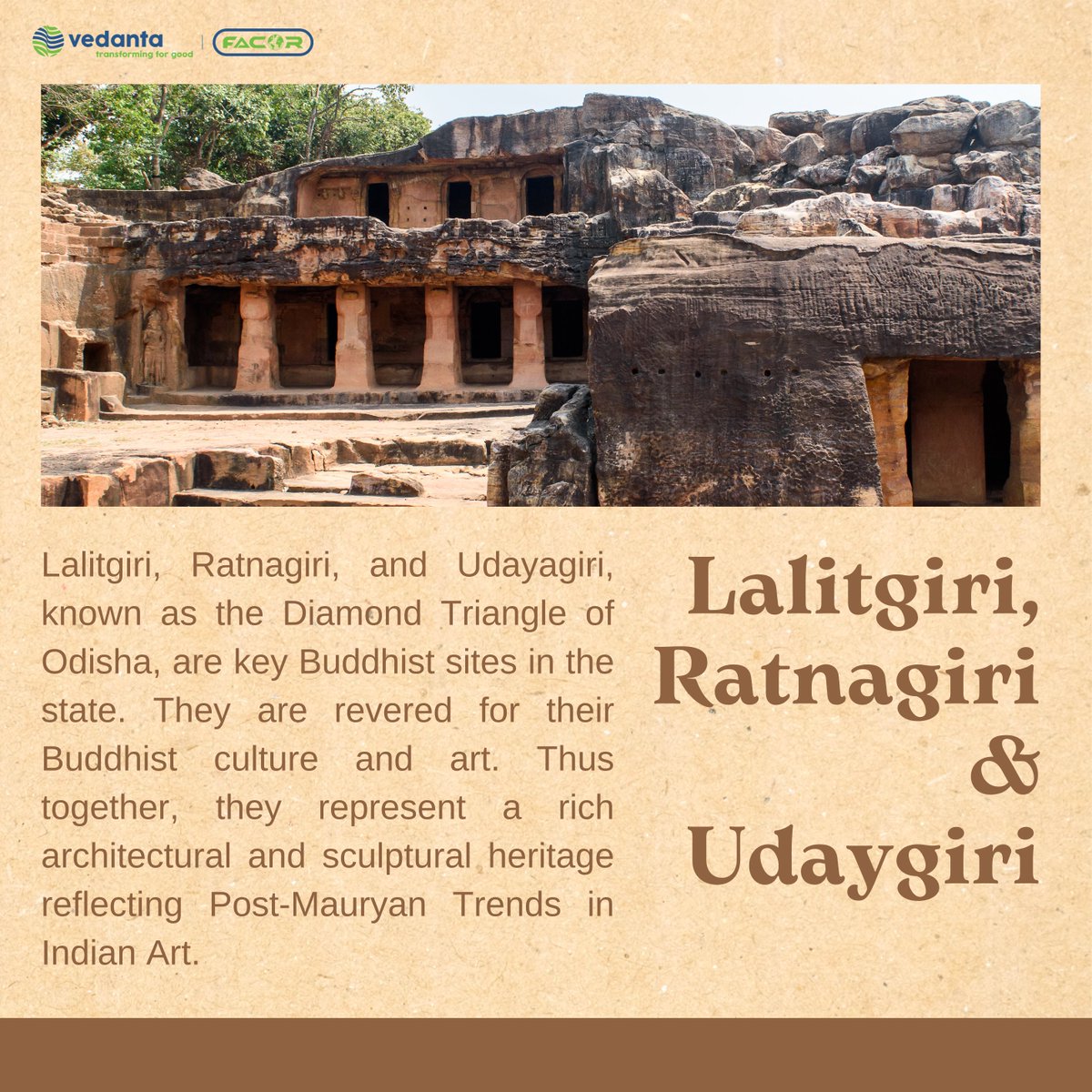 Vedanta_facor's tweet image. This #worldheritageday, let us admire #Odisha's #architecturalsplendor while reflecting on the importance of preserving and protecting these treasures. With a total of 78 #heritagesites in Odisha, here are a few, honoring the #culture of Odisha since decades. #facor #vedanta