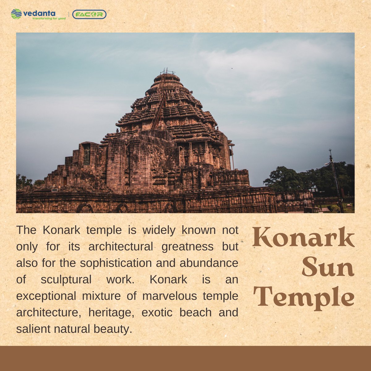 Vedanta_facor's tweet image. This #worldheritageday, let us admire #Odisha's #architecturalsplendor while reflecting on the importance of preserving and protecting these treasures. With a total of 78 #heritagesites in Odisha, here are a few, honoring the #culture of Odisha since decades. #facor #vedanta