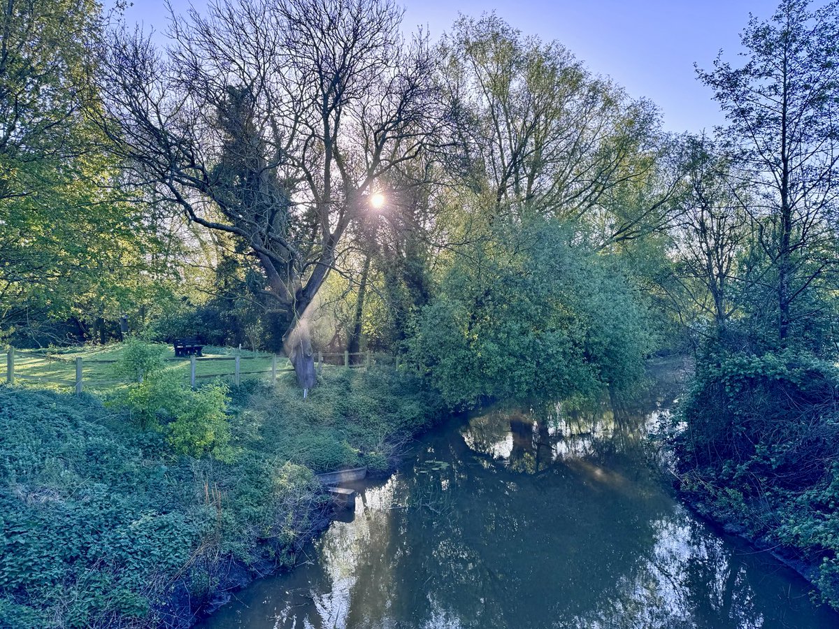 Down by the river this morning. Have a blessed day everyone