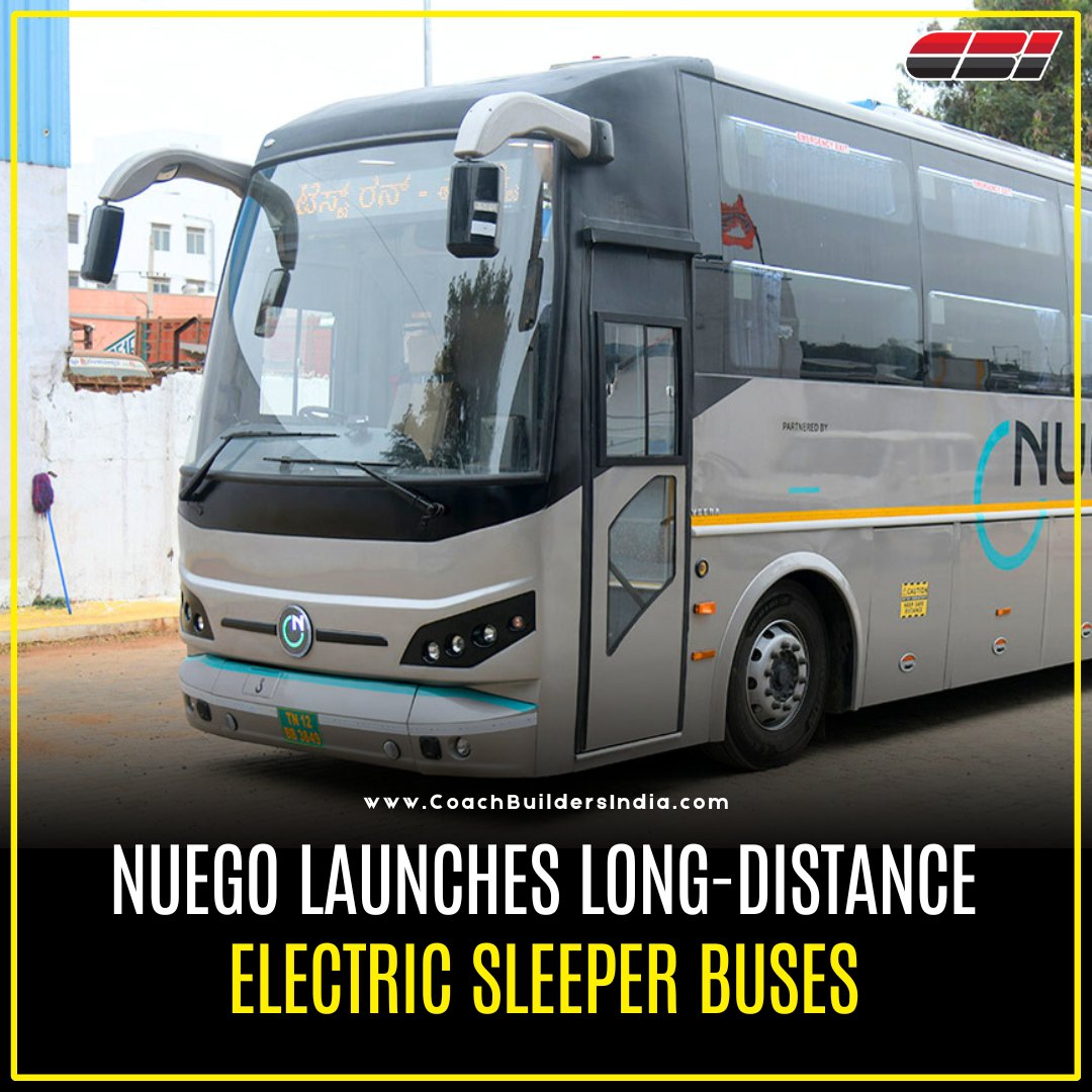BUS NEWS: NueGo launches India's first long-distance electric buses. @nuegoindia 

Read More: coachbuildersindia.com/long-distance-… 

#Dubai #JioFinancialServices #BREAKOUTSTOCKS Pappu #ले_क्लिपकटुआ_देख_ले #AngryRantman #ElectricBus
