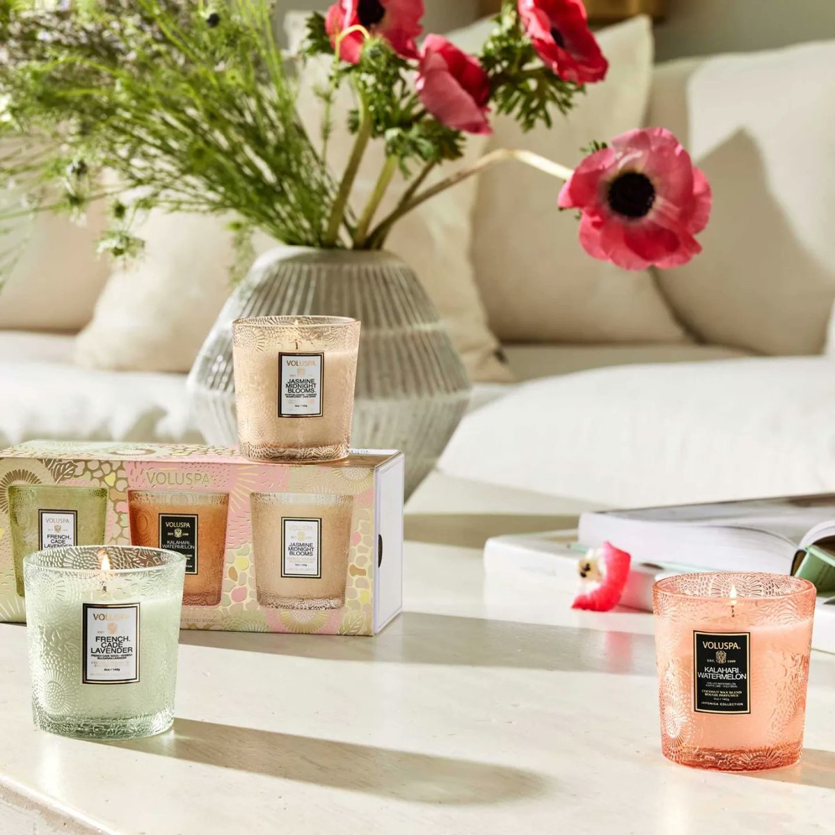 Tolonoseleccion's tweet photo. Otra opción perfecta para regalar el DÍA DE LA MADRE son nuestras velas @voluspacandles .Aromas diferentes,  delicados, duraderos con unos envases preciosos que luego podrán reutilizar.Puedes hacer tu pedido por privado o solicitar una cita para venir a nuestra tienda, tú eliges! https://t.co/SfSpfqDvuE