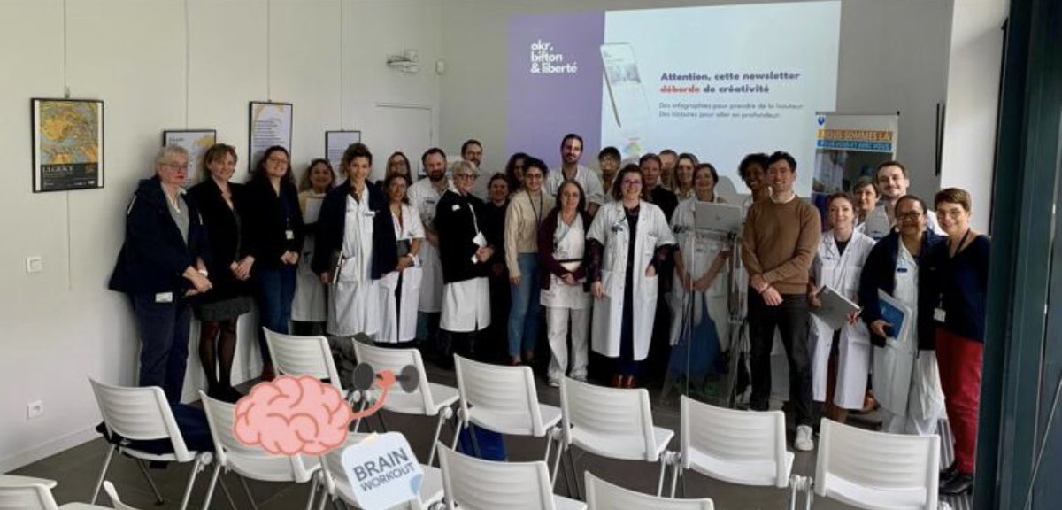 Le DMU #CARE propose des conférences managériales ouvertes à tous 👉 partager de nouveaux sujets managériaux avec des experts autres qu’intra hospitaliers. Après le #DesignThinking, initiation au management et Objectives &amp; Key Results. 🙏👏 Rdv en juin pour la prochaine conf 🤓