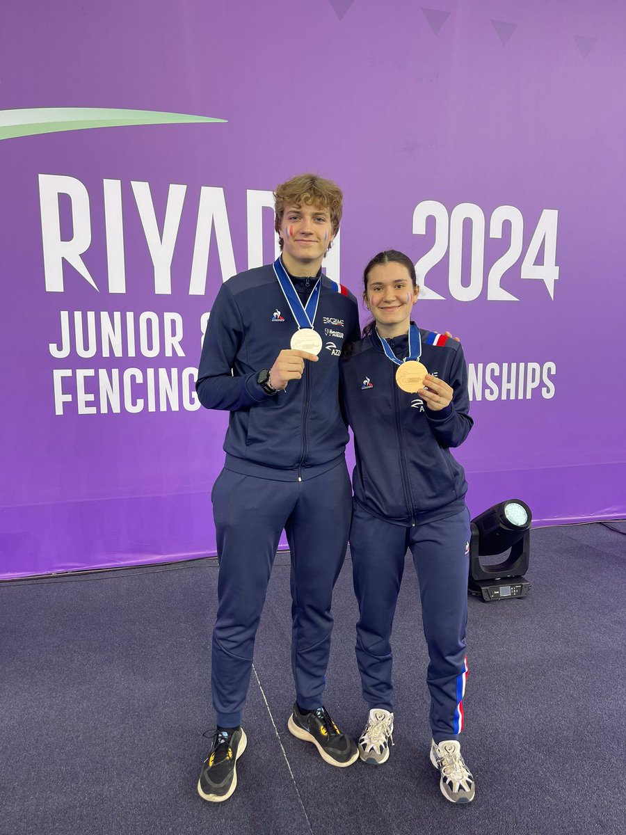 Ne cherchez pas ailleurs, vous ne trouverez rien de plus beau aujourd'hui 🤩🥈🥉🌈

Nos normands avec leurs belles médailles des championnats du Monde 🤩

#RiyadhU20