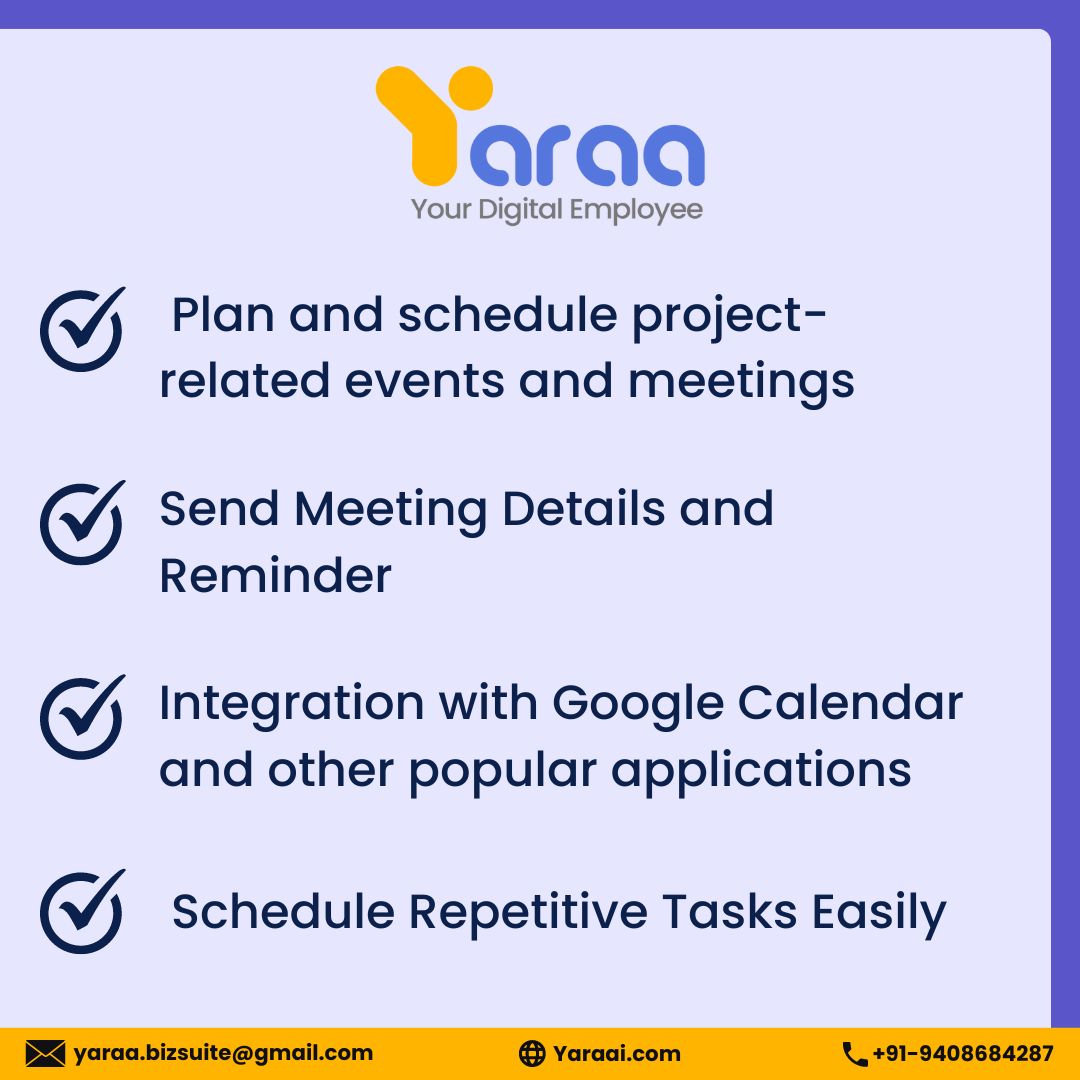 Scheduling

Visit us: yaraai.com

#scheduling #schedulingtool #schedulingtips #schedulinginstitute
 #tasktimer #taskmanagementsoftware #AI #AItool #todolistmanagement #manager #teamwork #strategy #planning #digitalart #digitalmarketing #ProjectPlanning #Yaraa