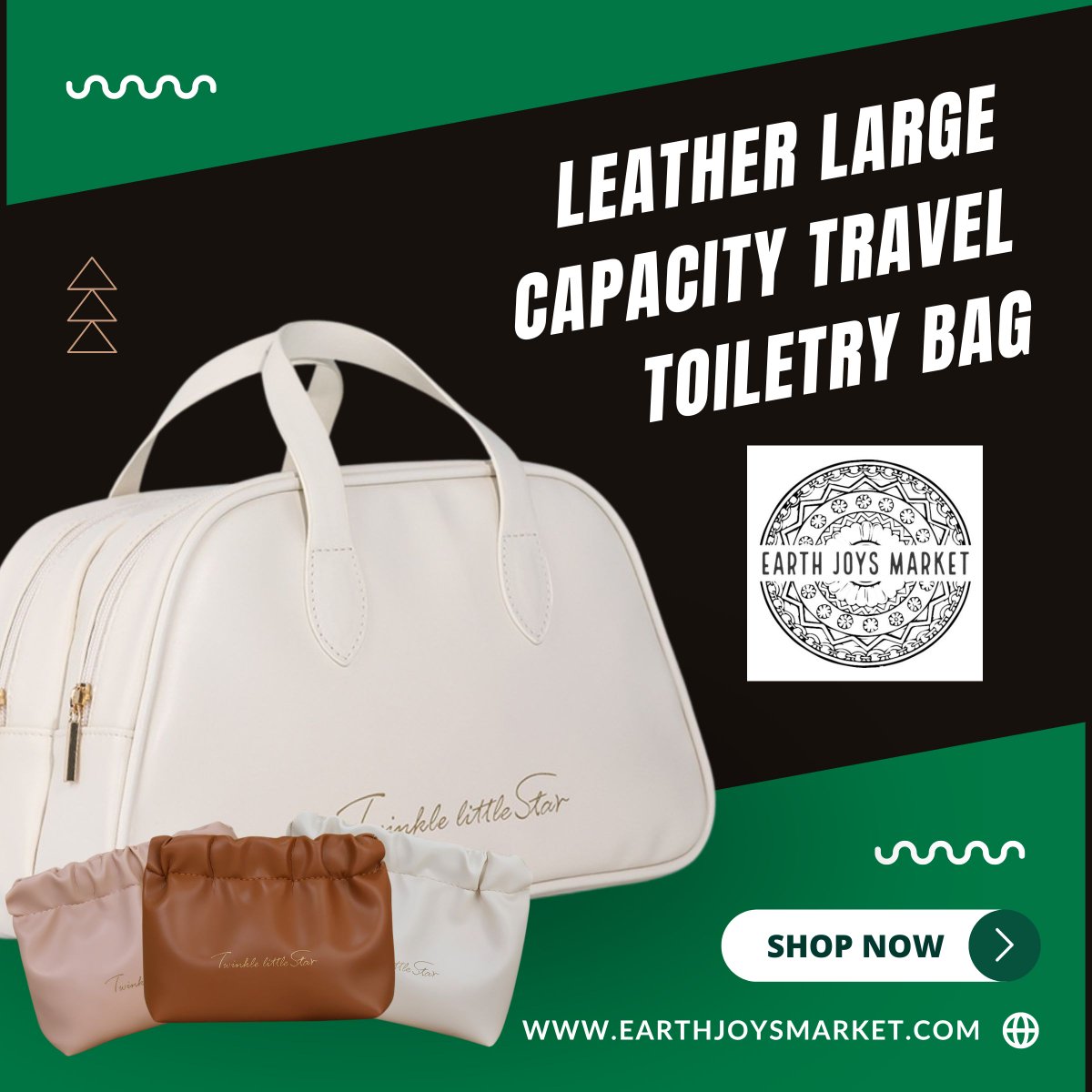 ✈️ Travel in style and stay organized with our Leather Large Capacity Travel Toiletry Bag from Earth Joys Market!
Shop Now: ➡ earthjoysmarket.com/product/leathe…

#EarthJoysMarket #TravelEssentials #ToiletryBag #ShopOnline #onlineshop #Amazon #amazon #daraz #darazmall #alibaba #USA