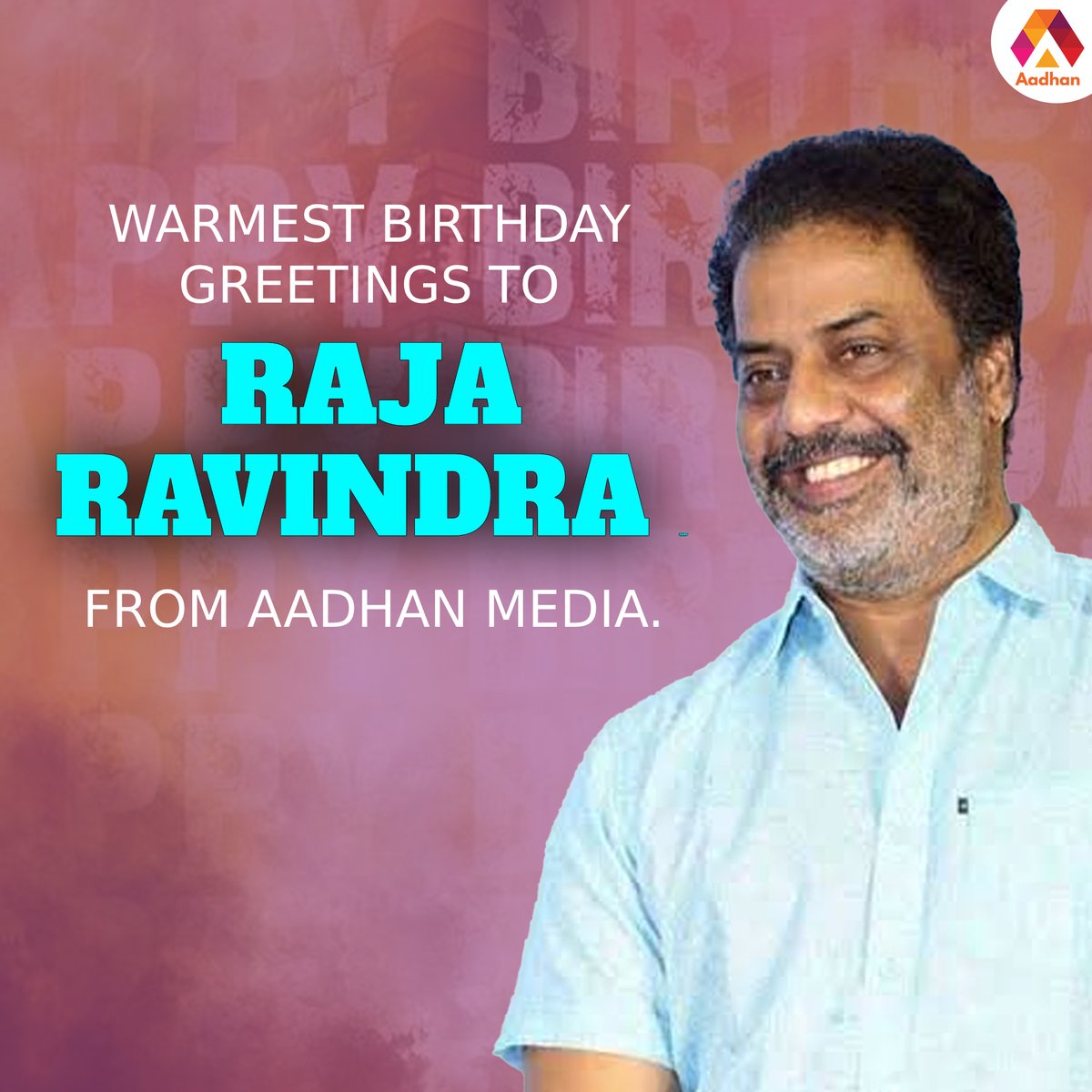 Warmest birthday greetings to @RajaRaveendara garu from Aadhan Media.