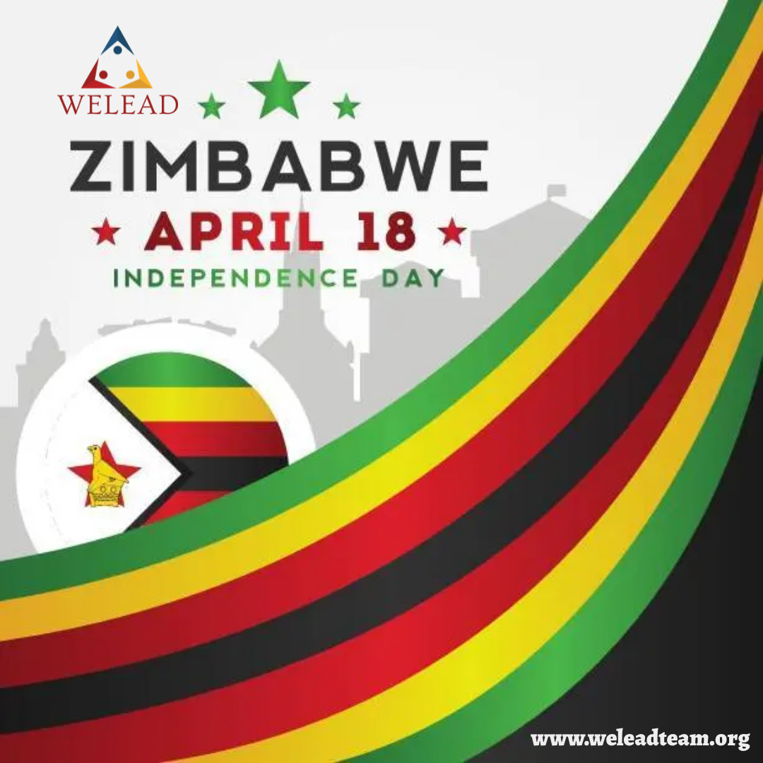 The WELEAD Trust joins the sons and daughters of Zimbabwe in celebrating 44 years of independence. Stay tuned for our statement for the day. @namataik_ @NellahRee11 @natarciatee @WCOZIMBABWE @AdvMunhangu @wildtrustzim @WalpeAcademy @YoungWomenInst @RuralYoungWomen @eva_tarie