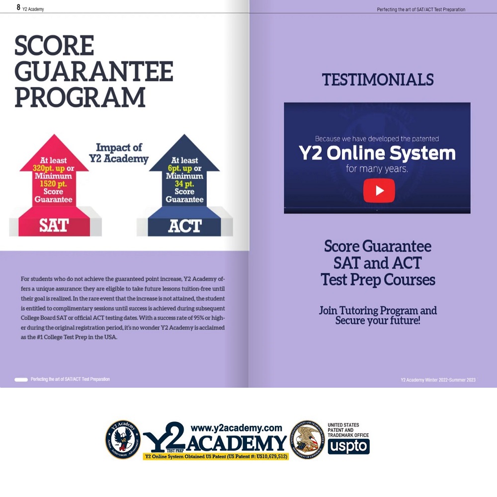 Elevate your SAT and ACT scores with #Y2Academy's guaranteed prep courses in NJ, USA! 📚✏️ Unlock your full potential and secure your future academic success. 
☎ (856) 888 2123
🌎 y2academy.com

#SATprep #ACTprep #TestPreparation #AcademicSuccess  #NewJersey #USA