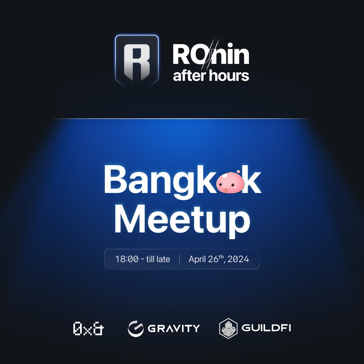 Ronin_Network's tweet photo. Join us after hours at South East Asian Blockchain Week!

@ragmonnft meets Ronin ⚔️ 

🗓️ Friday, April 26th from 6:30pm - 10:30pm
🎤 FREE admission
🥂 Food and drinks available  

Register now 👇

🔗 : https://t.co/6h6TPaIoJl