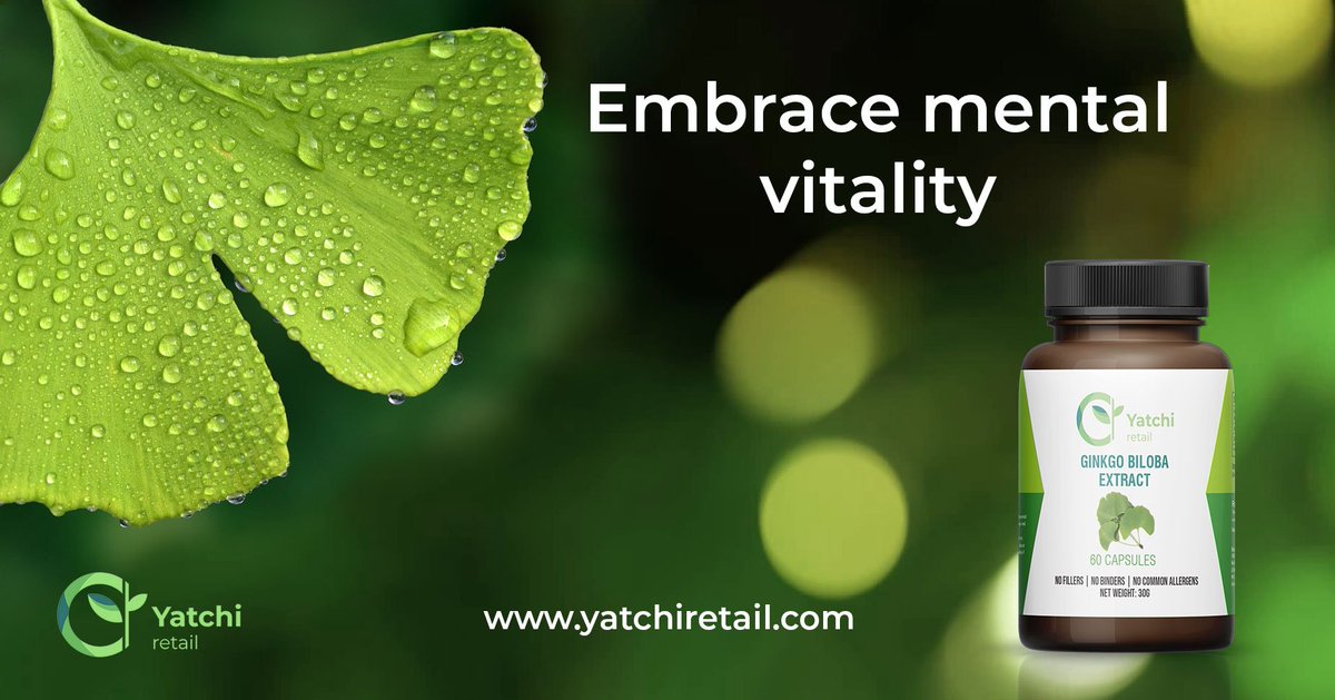 #GinkgoBiloba your way to memory magic! ✨ Brighten autumn walks with #GoldenFanTrees, then boost brainpower with #LivingFossil extracts.  Share your #HealthHack with #GinkgoGoodness and #NatureWisdom – let's leaf the competition behind!
#yatchiretail #facebook #instagram #amazon