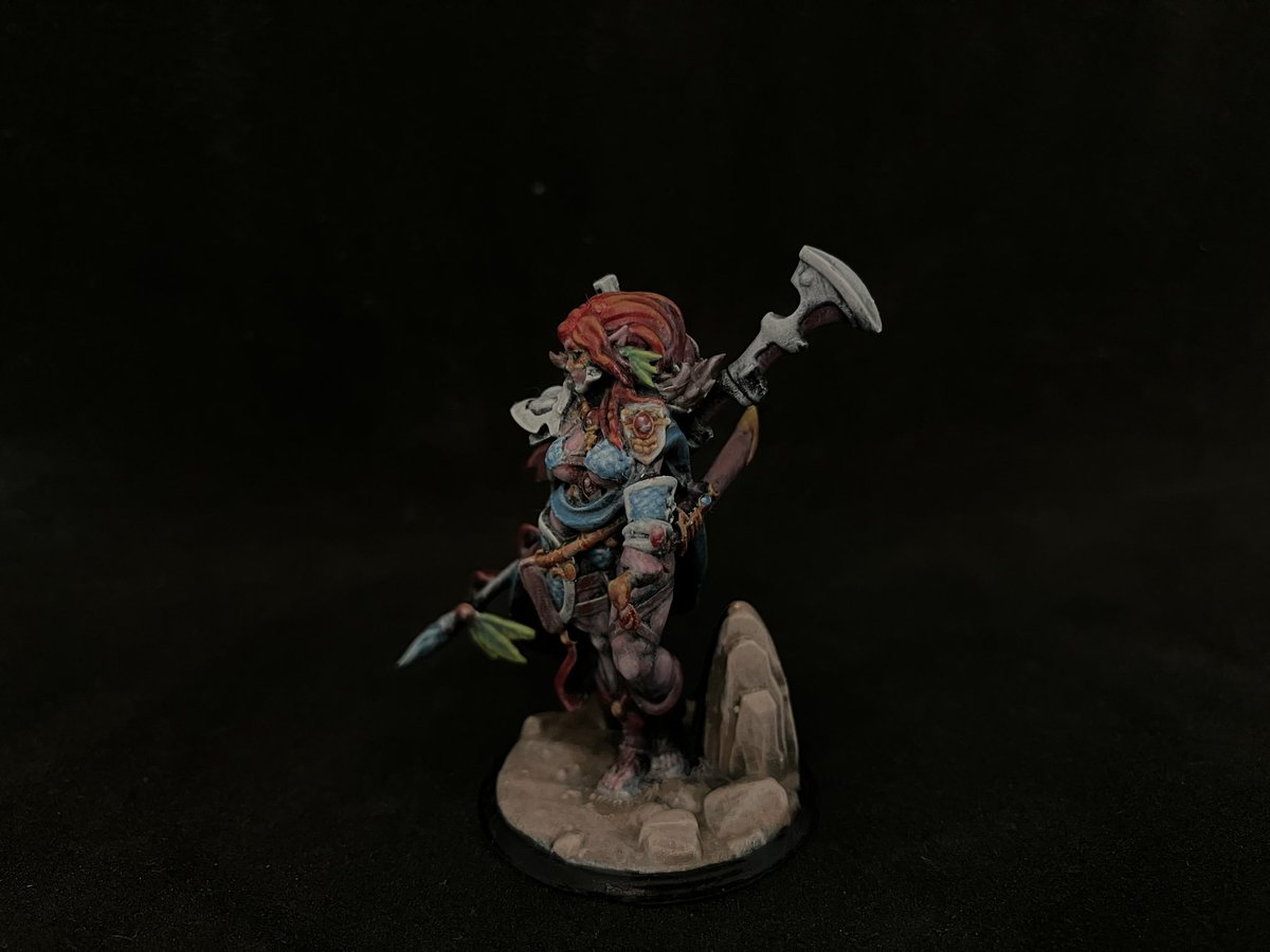 Pak9075R's tweet photo. Eldar exodite  sculpted by Twin goddess miniatures #warhammer40k #miniaturepainting https://t.co/thyRvfxQNq