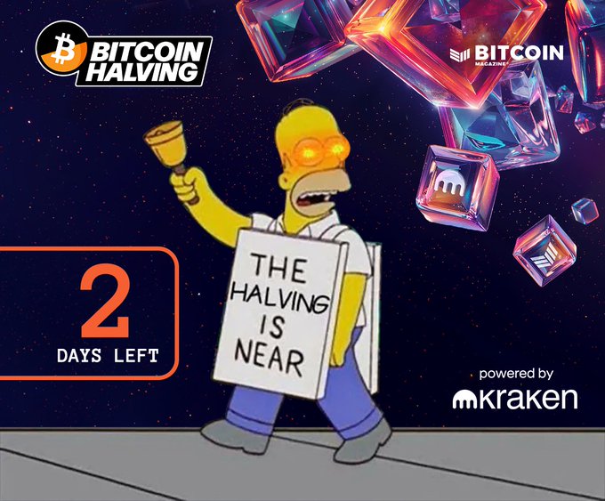 kriptoturkeycom's tweet photo. #Bitcoin📷 yarılanmasına artık yalnızca 2 gün kaldı 👀 BEKLEME
#deprem #Tokat #Dubai Elif Duygu Adıgüzel Bilal Erdoğan #HalkBittiDerse #UrazKaygılaroğlu Metin  #lezitaboykot #Bitcoin📷 #BitcoinHalving #BitcoinHalvingCarnival #Binance📷 #Ethereum #UEFAChampionsLeague #avax #kript https://t.co/FMdXqyXvAA