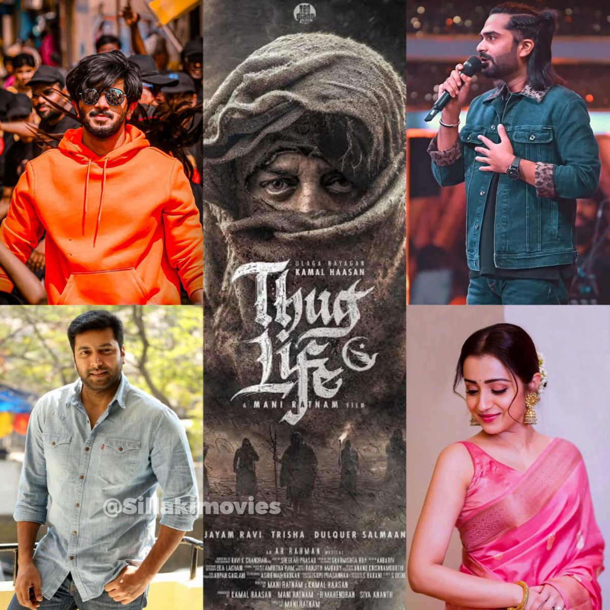 #ThugLife Cast :- #Kamalhassan - #Jayamravi - #STR - #Duquersalman - #TrishaKrishnan  ❤️🔥