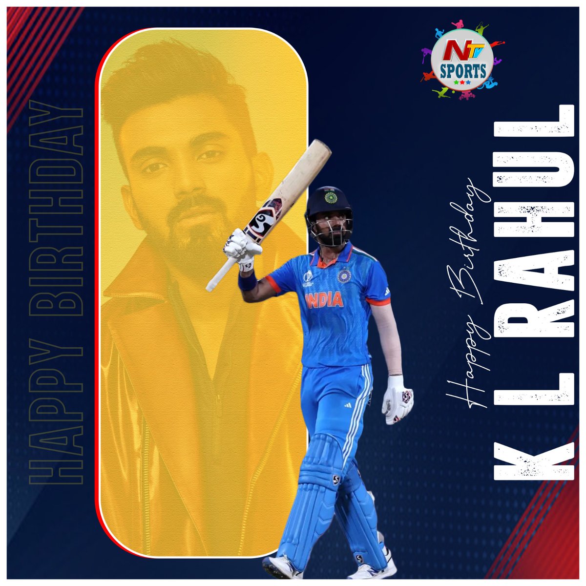 Join us in Wishing #KLRahul A Very Happy Birthday #HappyBirthdayKLRahul #HBDKlRahul #NTVSports