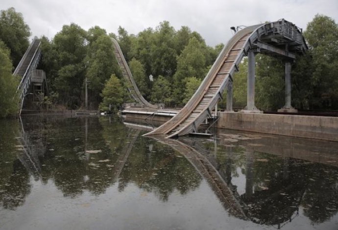 Abandoned waterpark