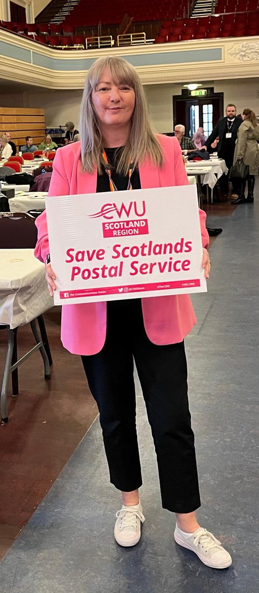 Support from across the trade movement to #SaveScotlandsPostalService at #STUC24 Congratulations to @lilian_macer and Thank you for your support.