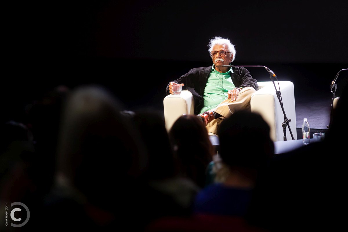 Hvala Ljubljana, thank you Tariq Ali - for a wonderful event and a much needed conversation at @cankarjevdom on Palestine, Churchill, Yugoslavia & many other topics. You can watch video here: youtu.be/XXiwy69A_gM