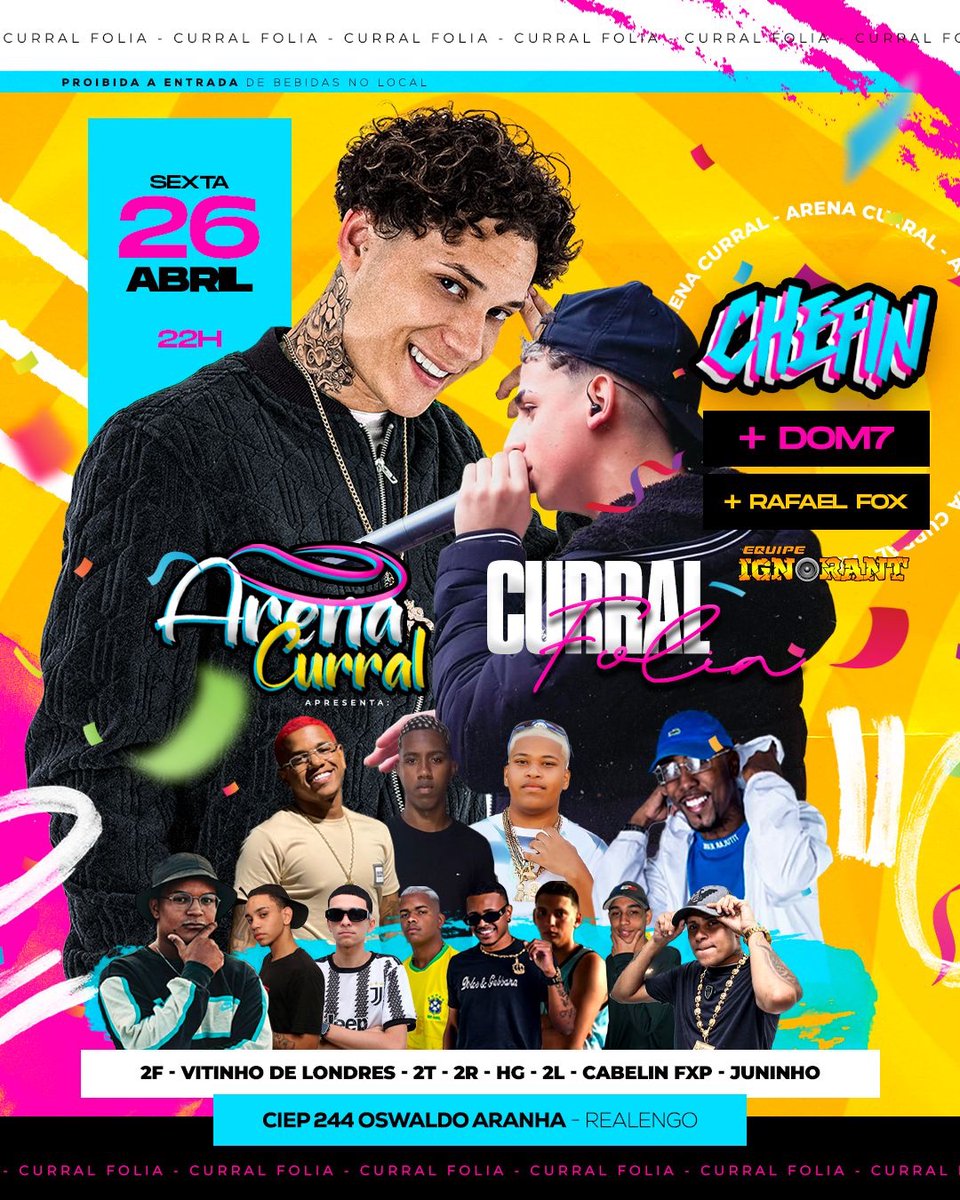 LEMBRANDO QUE SEXTA FEIRA QUE VEM É NO CURRAL ✅💥🔥
