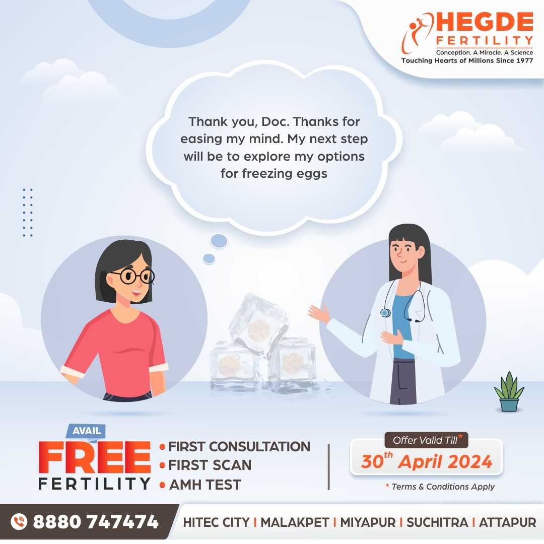 With Hegde Fertility, make an informed decision...! To learn more call our fertility experts at 📞8880747474

#HegdeFertility #HegdeHospital #ivf #pregnancy #eggfreezing #cryopreservation #goodvibes #viral #trending #trend #TrendingNow #TrendingHot