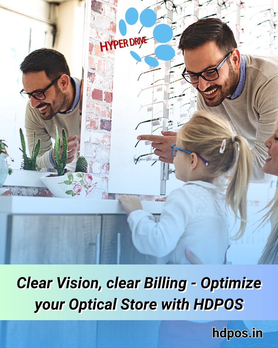 Eyes on growth, hands-free billing - Simplify your optical store's Billing with HDPOS

#hdpossmart #billingsoftware #Automatedbilling #revenuemanagement #smallbusinessbilling #cloudbilling #hdpos #smartsoftware #pos #erp #billingsystem #digitalinvoicing #businessgrowth