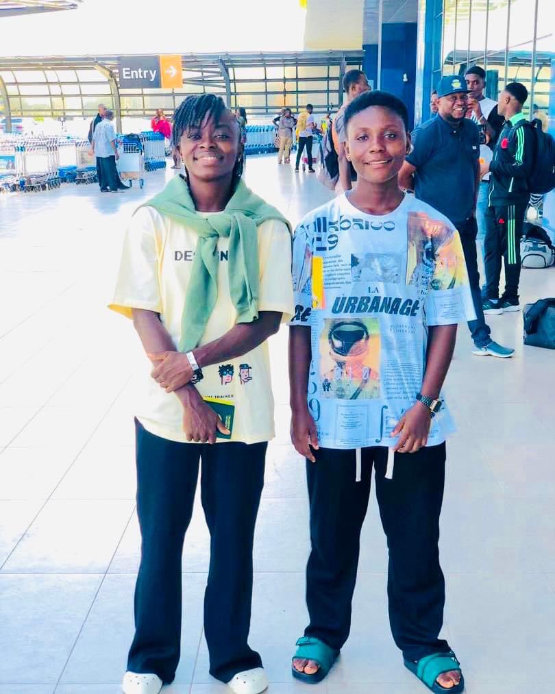 Two of our players,Portia Nana Prempeh & Esmeralda Ashitey just landed at United States of America for a sporting purpose for a period of time ,best of luck. Kindly follow us #faithladies