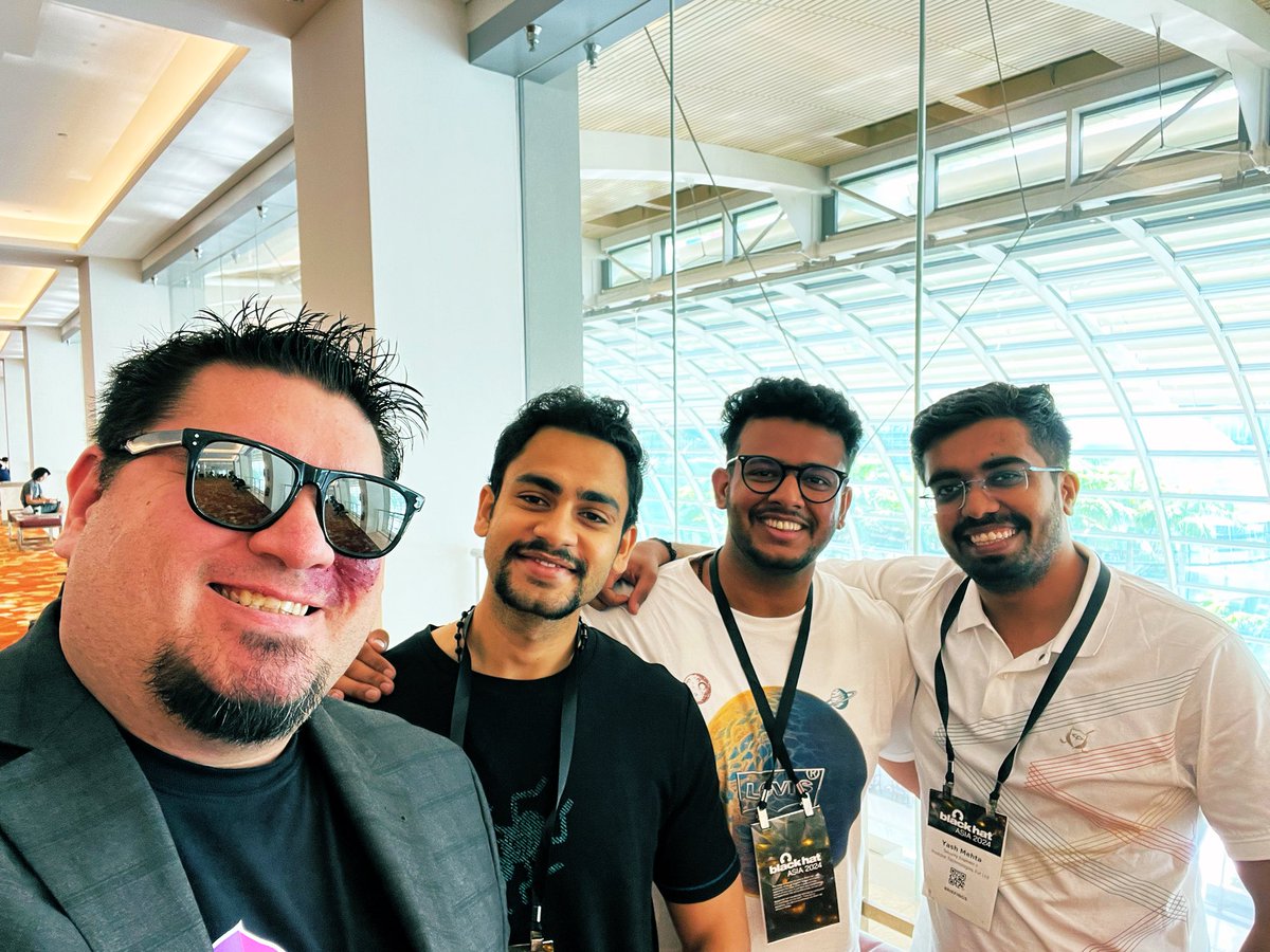Jhaddix's tweet image. Just caught the @getpostman security team in the hallway! 

Super dope to talk API security with these guys.