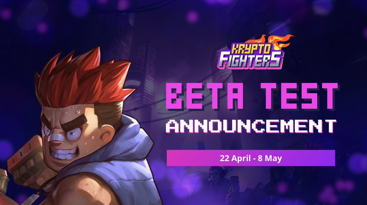 KryptoFighters's tweet image. KryptoFighters "𝐁𝐞𝐭𝐚 𝐋𝐚𝐮𝐧𝐜𝐡"

Fighterians! 🎮 The moment you've been waiting for is here: #KryptoFighters Beta is officially launching on 22nd! 🚀

📅 Dates: April 22nd - May 8th, 2024 
🕒 Time: 8 AM - 11 PM (UTC)

Big rewards await: link.medium.com/7rydeQbbTIb