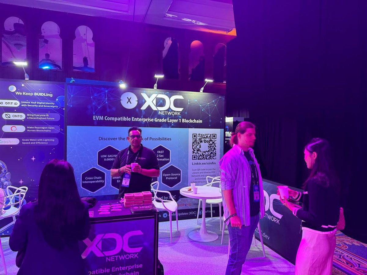 Good Morning 🌞 Dubai We're at @token2049! Come visit the XDC Network booth and see what the future of blockchain holds! 🚀 Let's connect, engage, and explore synergies. 👋 Swing by Booth No. M41 at Madinat Jumeirah, Dubai, and meet our team. We're excited to share our latest…