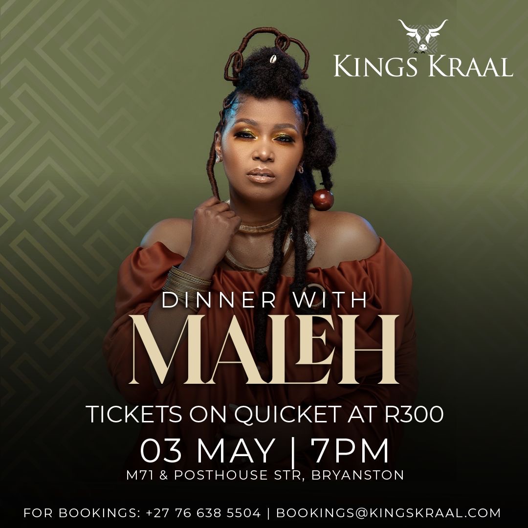 Maleh_Music's tweet photo. https://t.co/ScEBrxRtjE

Come dine with your partner or book a table for you and some friends and enjoy a culinary experience to your favourite soulful sounds as I serenade you over an intimate candle lit dinner. Hosted by  @kingskraaljhb, one of Joburgs newest culinary gems❤️ https://t.co/3L5MXcr7OA