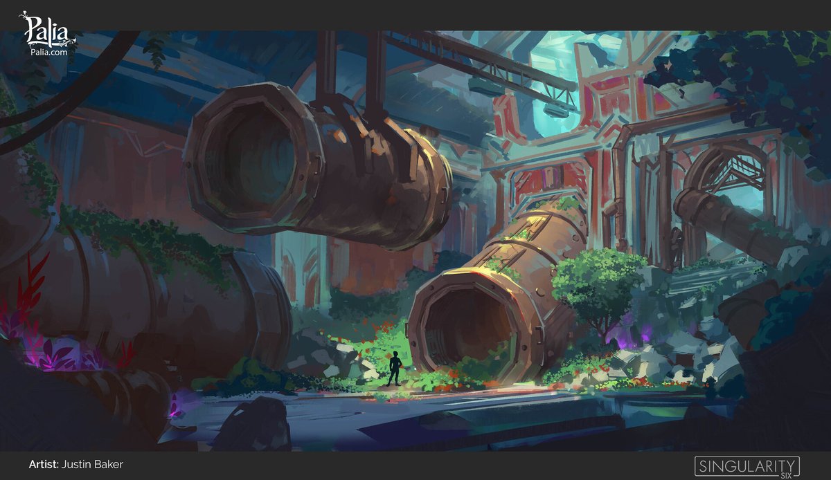 iamagco's tweet photo. Concept Art for Palia by  Justin Baker - Gallery and Details : https://t.co/8hN94cVtp8 https://t.co/msBHggaMtn