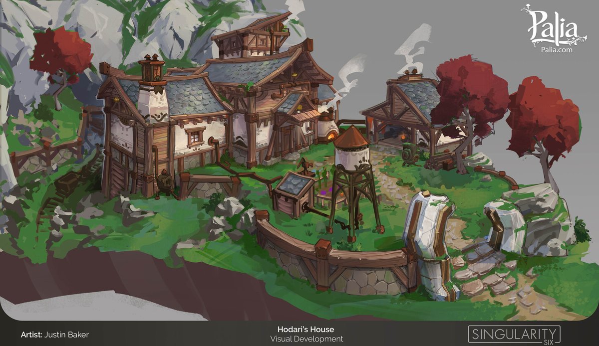 iamagco's tweet photo. Concept Art for Palia by  Justin Baker - Gallery and Details : https://t.co/8hN94cVtp8 https://t.co/msBHggaMtn