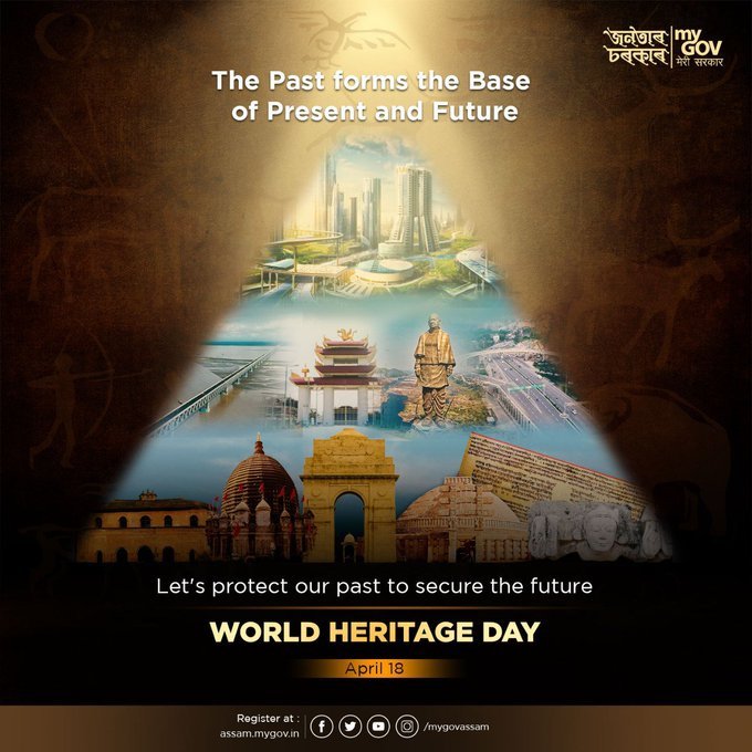Heritage holds significance in as to how a civilisation takes its present and future course. On #WorldHeritageDay, let's pledge to preserve and promote the heritage structures that have been the flag bearers of our rich past for hundreds and thousands of years.