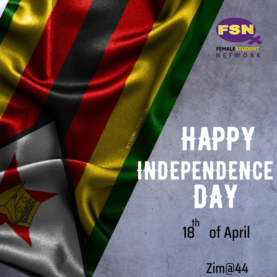 Happy #IndependenceDay Zimbabwe. We remember the heroines who were massacred for the liberation of beloved country and those alive doing the most to ensure #GenderEquality is realised in our life time. #ZimAt44