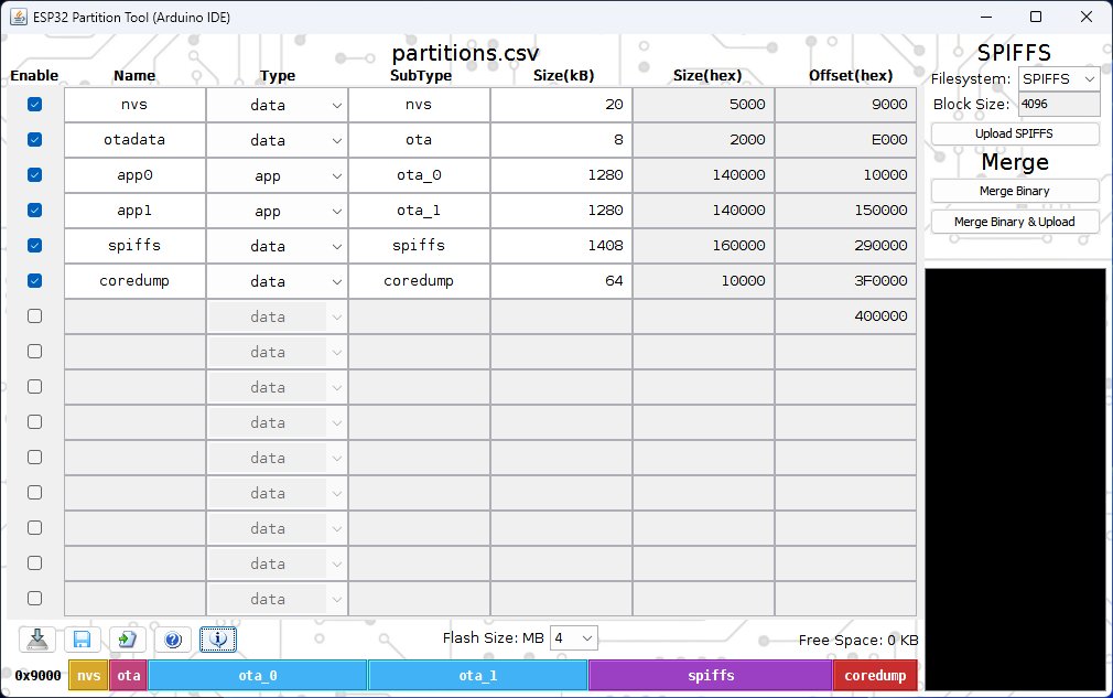 ESP32 Partition Tool for #ArduinoIDE 1.8.x is now available in 14 languages 🥳  

some translations still need peer review

github.com/serifpersia/es… 

#l10n #Arduino #PartitionEditor #Java #JDK8