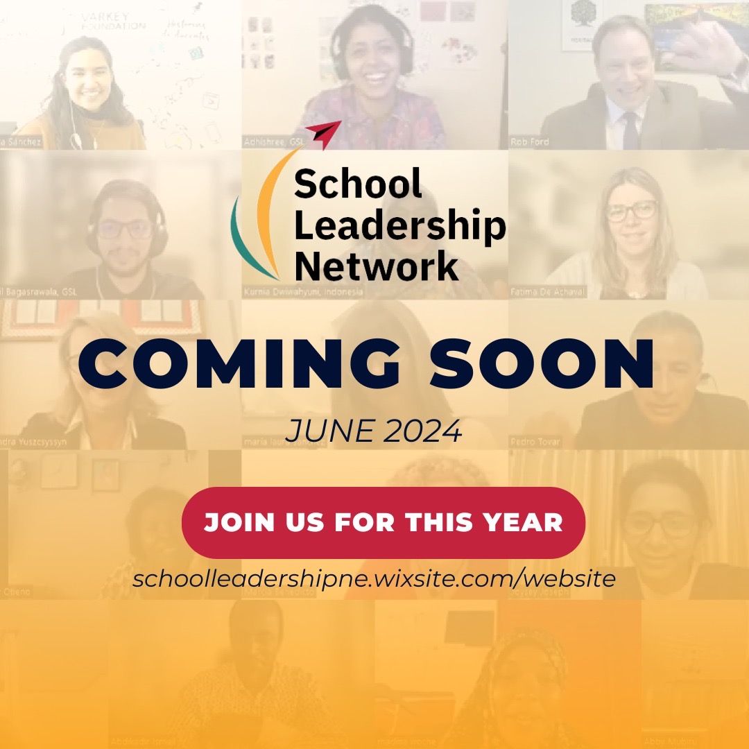 Looking forward to the start of another year's unique collaboration in a truly global network of school leaders from across the World, representing the very best of educational practice in so many diverse contexts. International education supporting school leaders at its best.